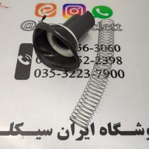 پیستون گاز با پرده دیافرام با فنر بدون سوزن کاربراتور انواع موتور سیکلت مطابق عکس