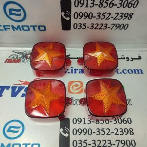 ست شیشه راهنما انواع موتور سیکلت هندا ستاره دار (قرمز ستاره زرد)