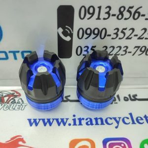پروتکشن چرخ جلو و عقب رنتال تاج دار موتور سیکلت آبی