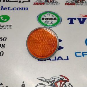 شبرنگ (کمک) گوشواره انواع موتور سیکلت هندا CDI طرح اصلی ژاپن فلزی نارنجی (رزوه 6)