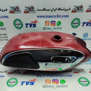 باك موتور سيكلت ياماها 100 زرشكي خط و خشدار ( مطابق عكس )