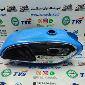 باك موتور سيكلت ياماها 100 آبي خط و خشدار ( مطابق عكس )