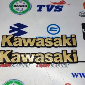 مارک آرم برجسته باک موتور سيكلت كاواساكی GTO فلزی ( طرح اصلی )