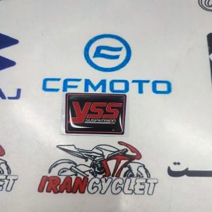 برچسب استيكر ژله اي YSS مشكي ( 4*3 سانت )