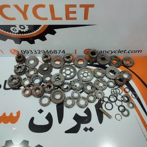 40 عدد دنده جور گیربکس موتور سیکلت هندا با خار و واشر