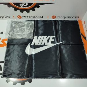 پرچم و پلاستیک مشمای زین موتور سیکلت هندا نایک سفید مشکی