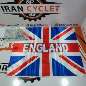 پرچم و پلاستیک مشمای زین موتور سیکلت هندا پرچم انگلیس