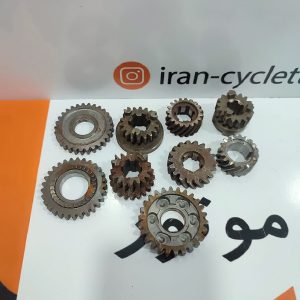 9 عدد دنده جور گیربکس انواع موتور سیکلت یاماها (دست)
