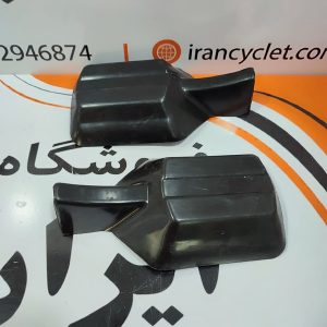 محافظ دسته موتور سیکلت تریل طرح CRM خط و خشدار مشکی (جفت)