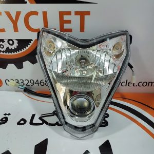 بلوری چراغ جلو انواع موتور سیکلت دایچی (مطابق عکس)