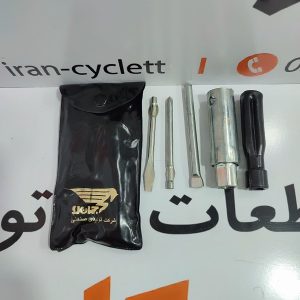 کیف آچار کامل 6 تیکه موتور سیکلت جهانرو