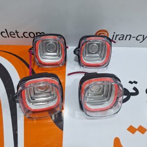 ست کامل راهنما موتور سیکلت هندا CDI نئون دار صورتی (دست)