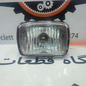 چراغ بلوری جلو کامل موتور سیکلت هندا CDI لاکی آمیکو شیشه صاف (لامپ بزرگ)