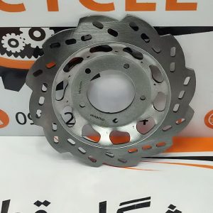دیسک ترمز جلو موتور سیکلت هندا 5 سوراخ کنگره ای نقره ای