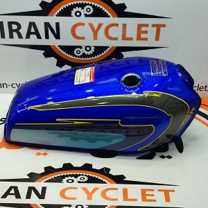 باک موتور سیکلت هندا انژوکتر یسون 6 پیچ بیضی آبی اگزایتر رهرویی درب ساده وسط
