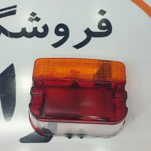 شیشه خطر (طلق) انواع موتور سیکلت هندا سی دی آی دو رنگ قرمز نارنجی